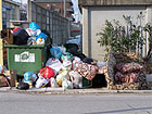 Immondizia lungo Strada della Marina