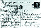 La cartolina di Morpurgo ad Attilio presso il campo di concentramento di Senigallia