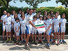 La squadra del Team Roller di Senigallia