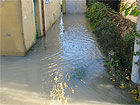 Acqua alta a Borgo Molino